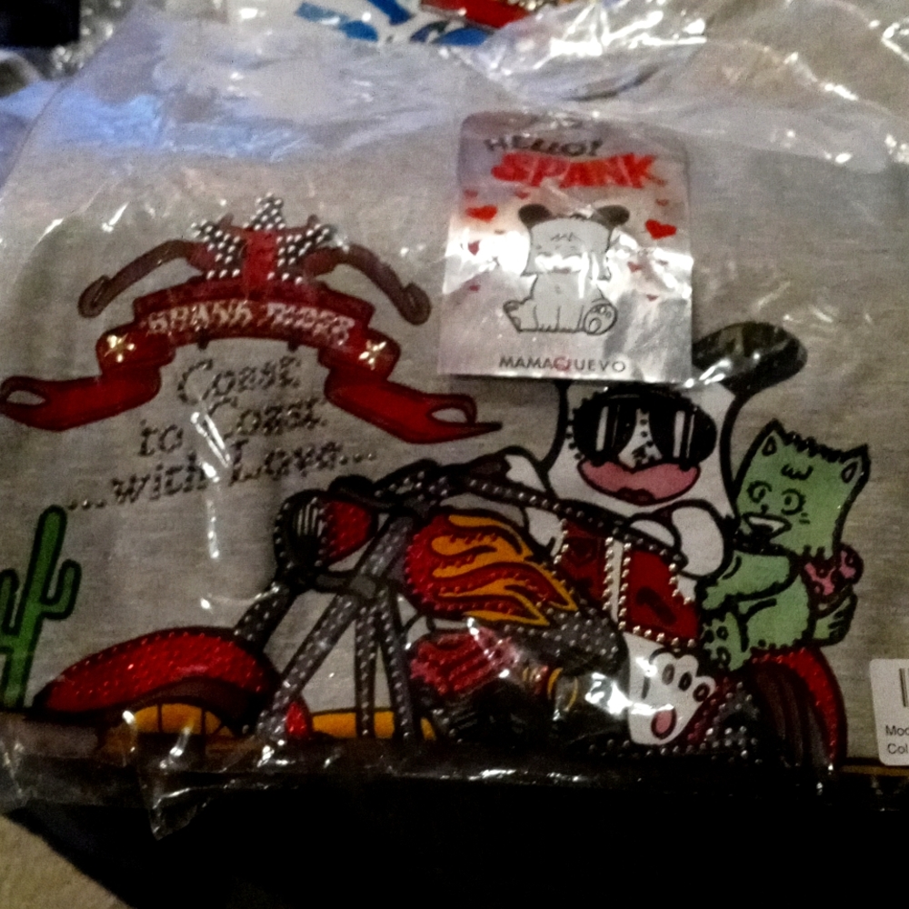 NWT Vntg. 80s Italian Character Hello Spank by Mama Quevo  Coast to Coast w/Love